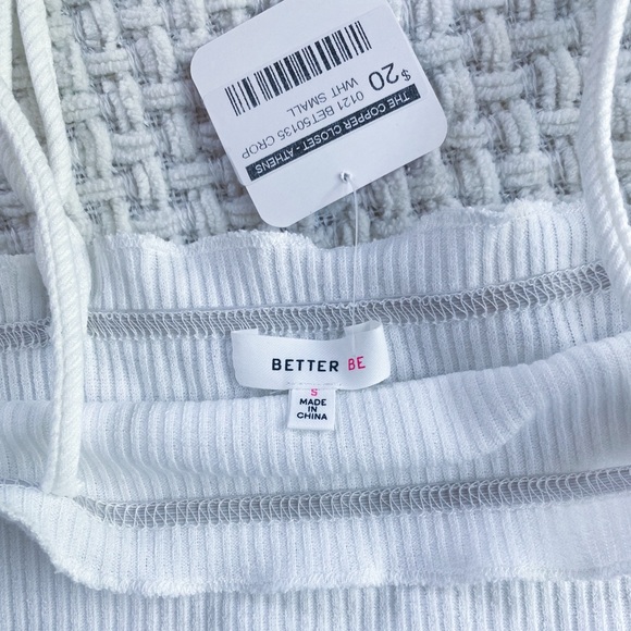 NWT Ribbed Cropped Cami - Picture 4 of 4